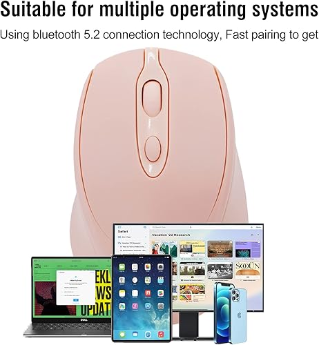 Miniatura 2 de Ratón Bluetooth, inalámbrico recargable para portátiliPadMacBook ProAir, mouse silencioso portátil delgado para Surface ProPCLenovoSamsung Tablet