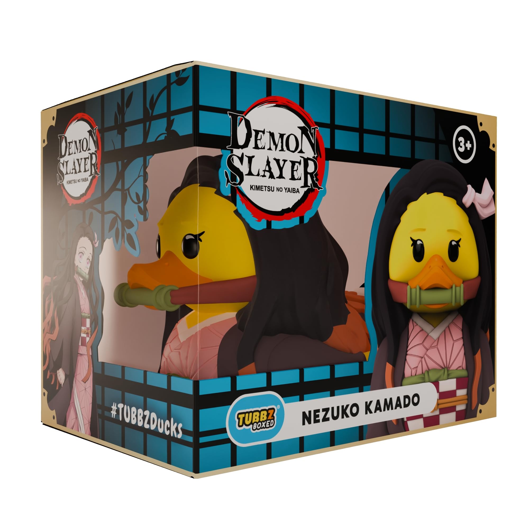 TUBBZ Demon Slayer Nezuko Rubber Duck Anime Merch Collectable Toys 8cm