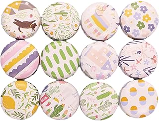 Tazweeq 12 Pack Reusable Mini Round Tinplate Candle Tin Jars with Lids