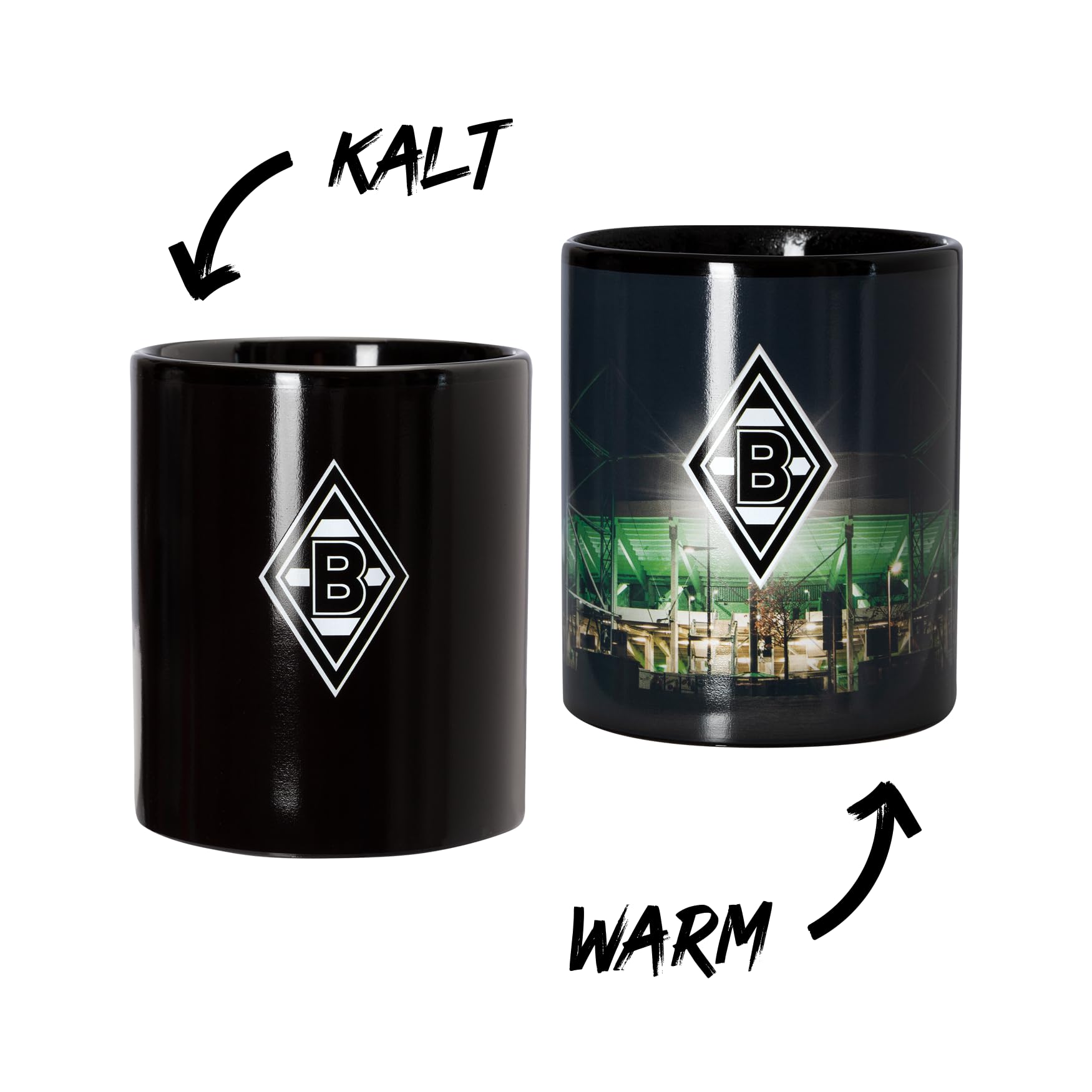 Borussia Mönchengladbach filiżanka, kubek Magic Mug Borussia-Park, 3020136