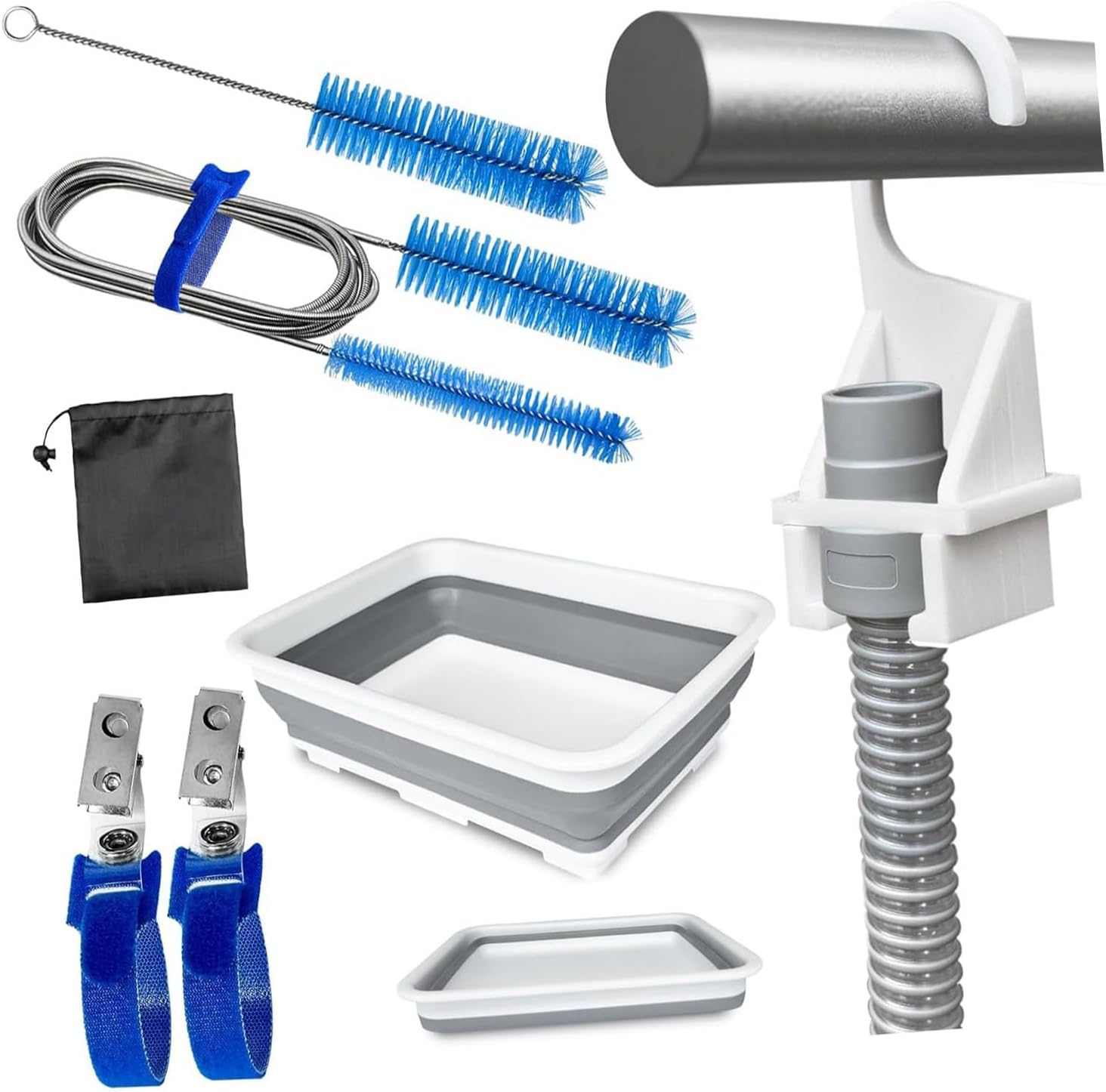 チューブクリーナー 9個パック フレキシブルブラシ付き チューブホルダー コブリエントデザイン プロのユーザー要件クリーニングツール