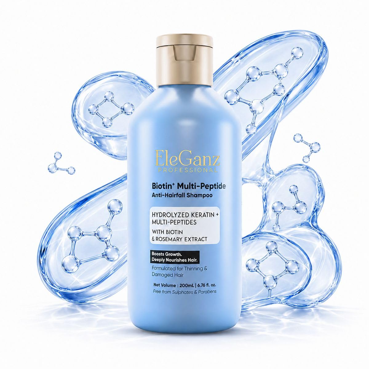 Biotin Boost+ Anti Hairfall Shampoo 200ml with Hydrolyzed Keratin & Caffeine-picture-50