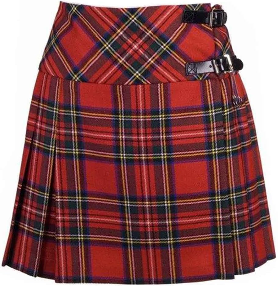 The Scotland Kilt Company Ladies Tartan Traditional Scottish Highland Mini Billie Kilt Mod Skirt - Royal Stewart