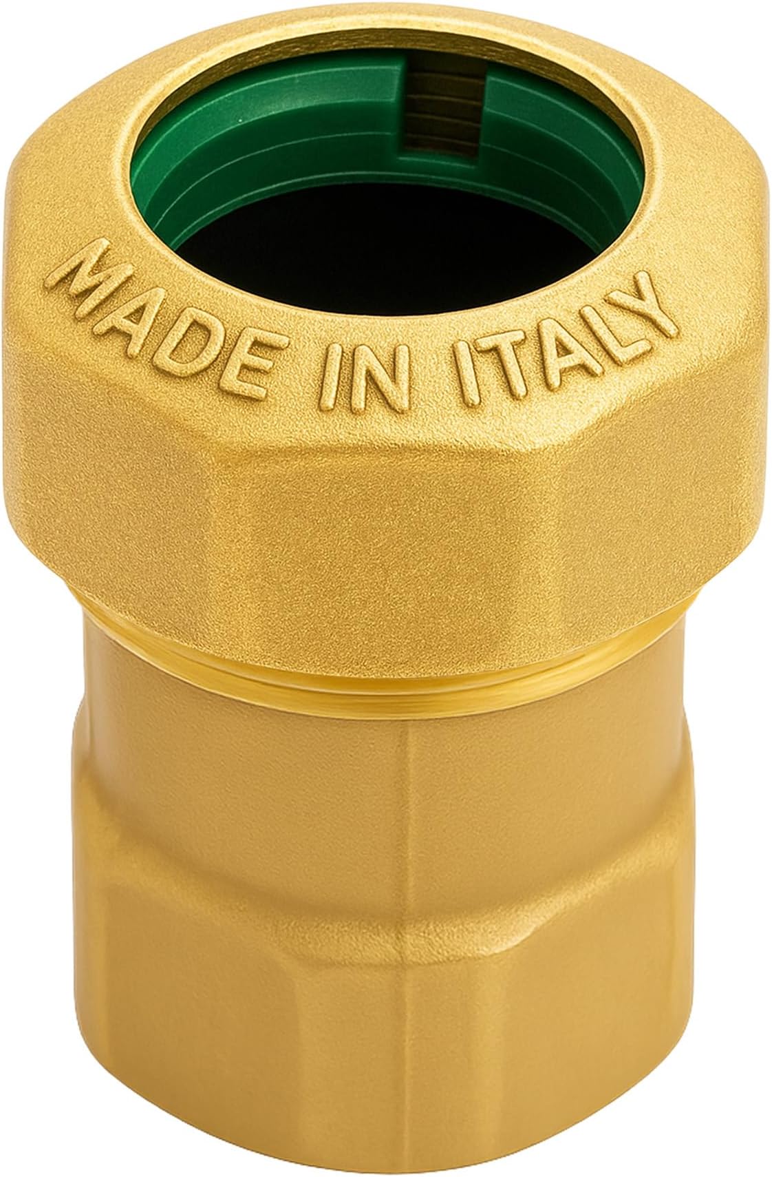 PE Pipe Screw Connection Brass Fitting Coupling Angle Clamp Connector Sleeve (Screw Connection 25 x 3/4 Inch)