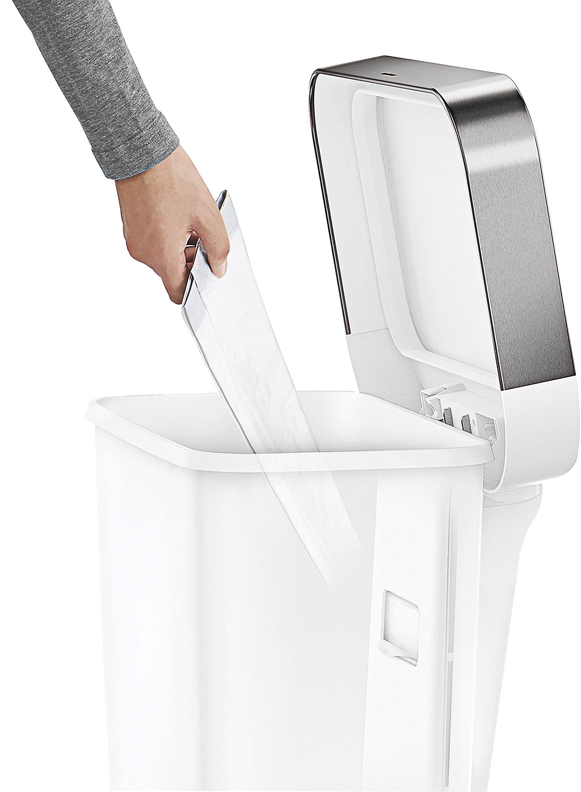 Amazon.com: simplehuman Hybrid Step Can, 45L / 12 Gallon