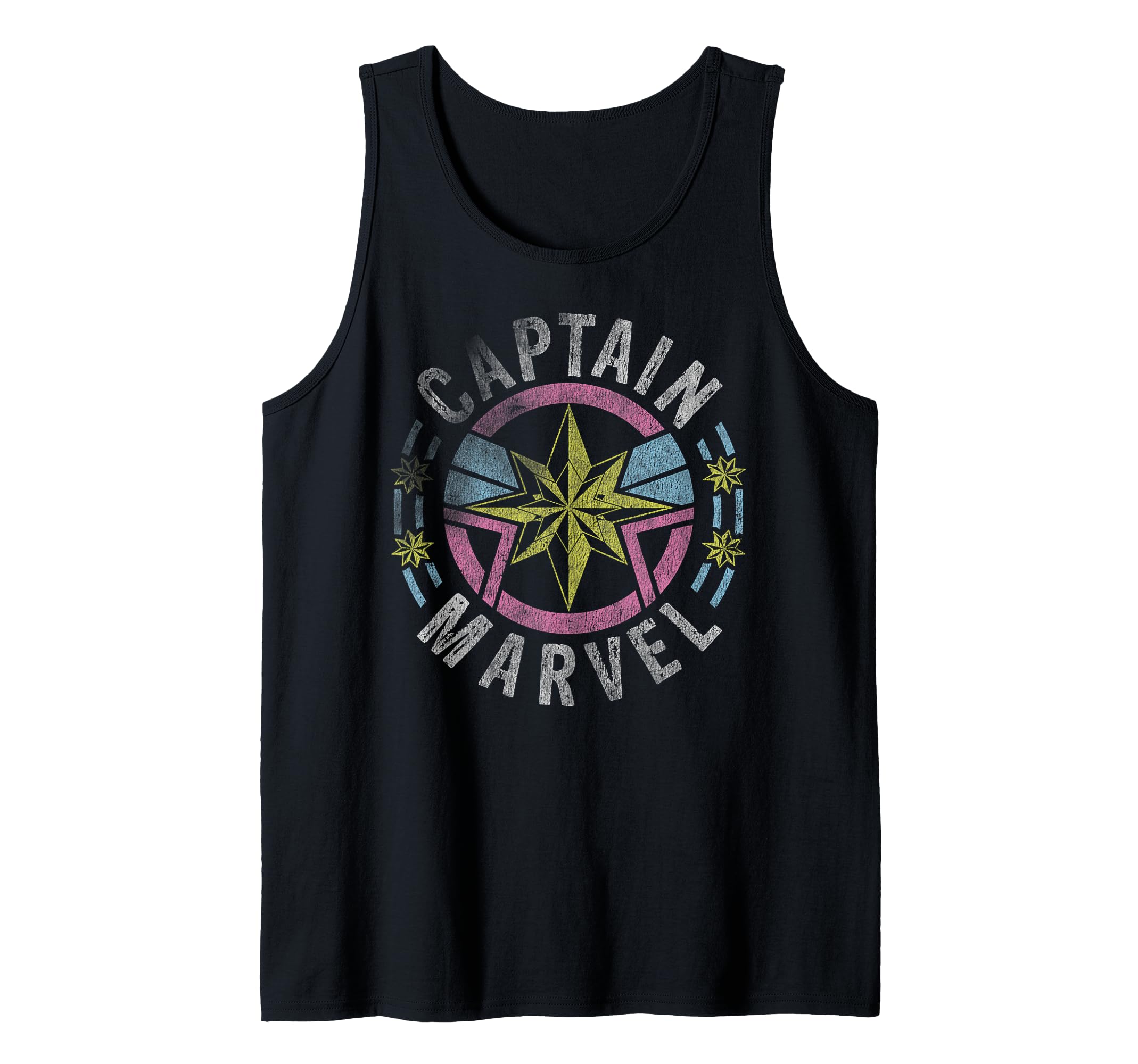 Débardeur Captain Marvel style années 90 en coton doux pour fan de comics retro
