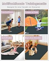 RYTMAT XXL Jóga Szőnyeg 200x130 cm NBR 15mm Fitness Matrac Pilates Tornázáshoz 5