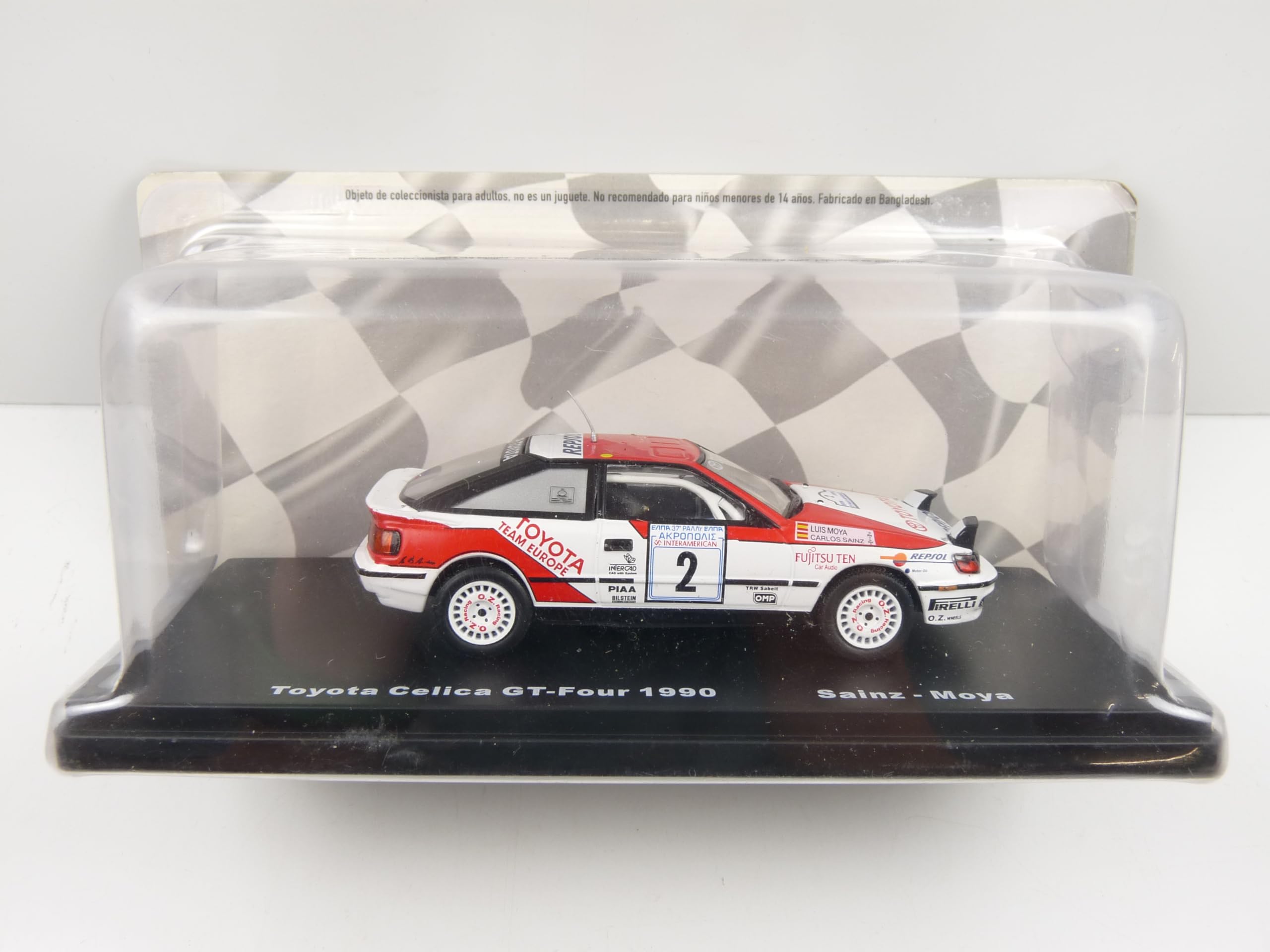 RMX17 1/43 Mexico Rally WRC Toyota Celica GT-Four 1990 Sainz #2