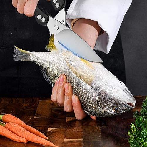 Miniatura 2 de Tijeras multiusos de la cocina Tijeras, tijeras resistentes del acero inoxidable