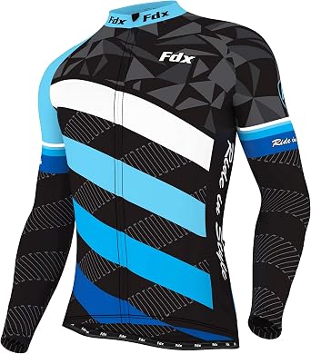 FDX Men's Equin Thermal Cycling Suit Jersey & 3D Padded Bib Tights Kit