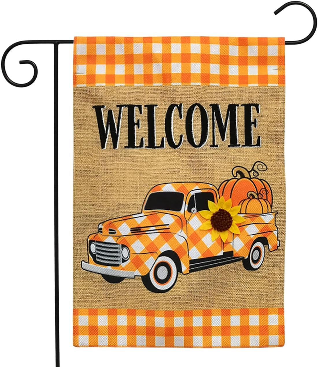 Briarwood Lane Autumn Church Sunset Garden Flag image 4