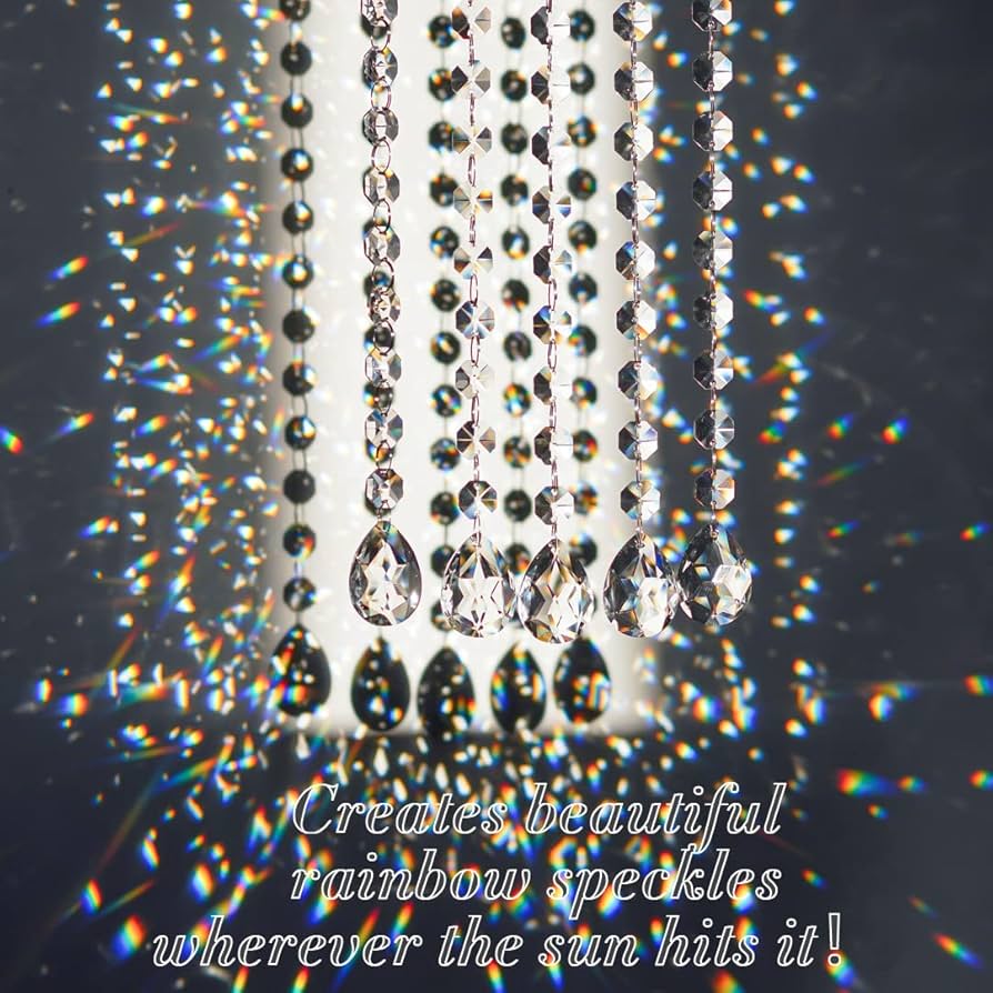 Amazon.com: kanpura 1ft Crystal Garland Strands Hanging