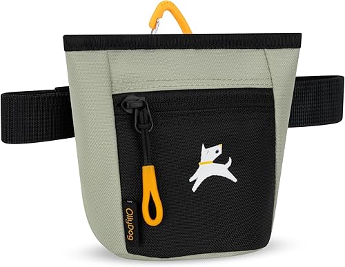 Miniatura 3 de OllyDog Bolsa de golosinas para perros, clip para cinturón de cintura para entrenamiento manos libres, cierre magnético, entrenamiento de perros y