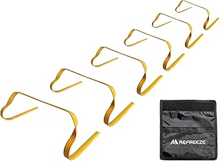 【REFREEZE(リフリーズ)】 ソフト ミニ ハードル 持ち手付き 高さ15cm/23cm 6個セット/12個セット イエロー/オレンジ/ブルー