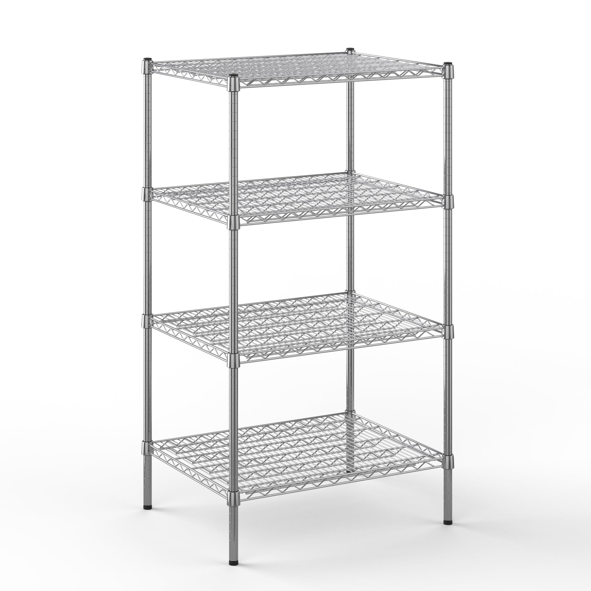 24" Deep x 30" Wide x 54" Height Wire Shelving Kit | 4-Tier | NSF Commercial Storage Rack Unit