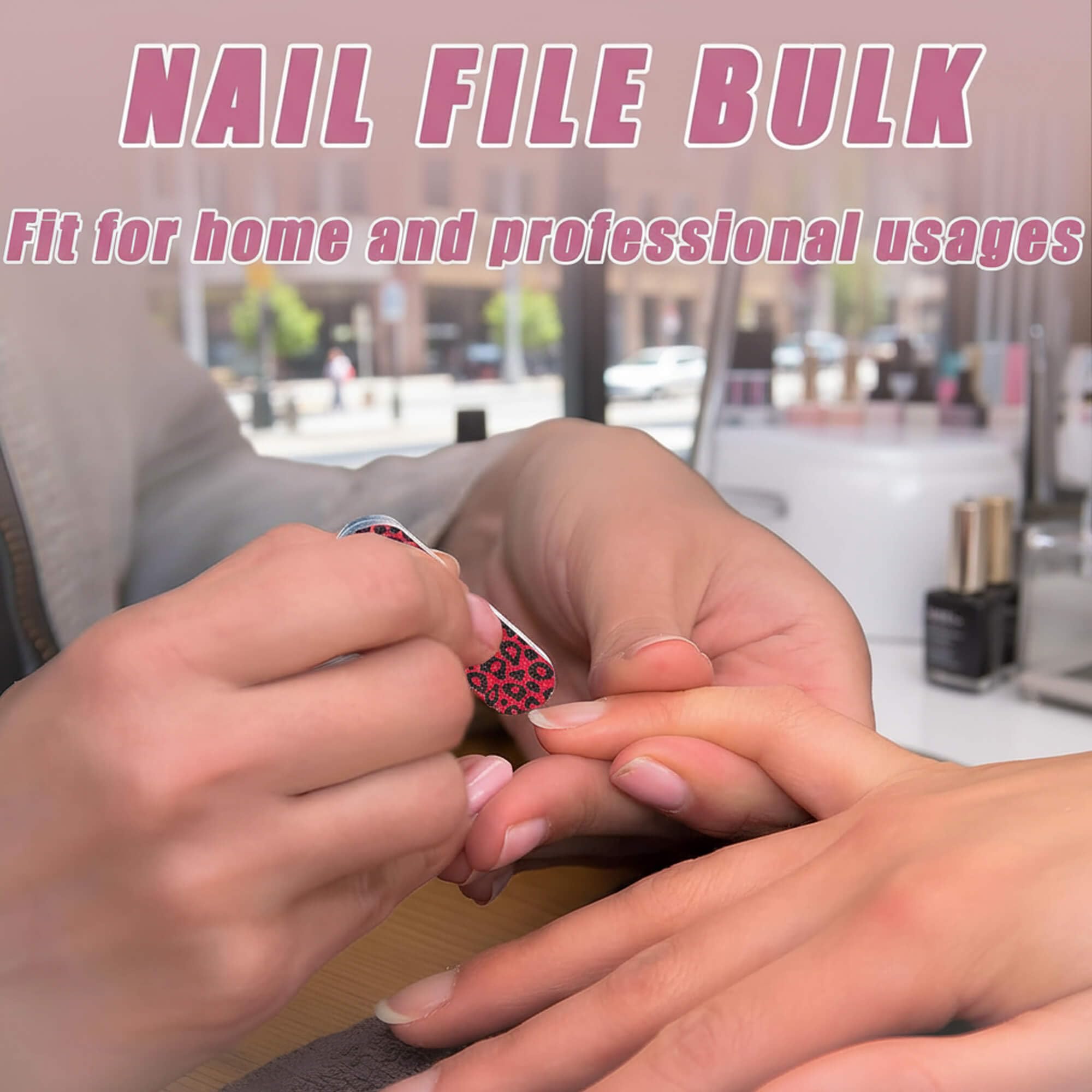 Mini-Nagelfeilen, Körnung 180, doppelseitig, Einweg-Schleifbretter für natürliche Nägel, Maniküre-Set, 100 Stück