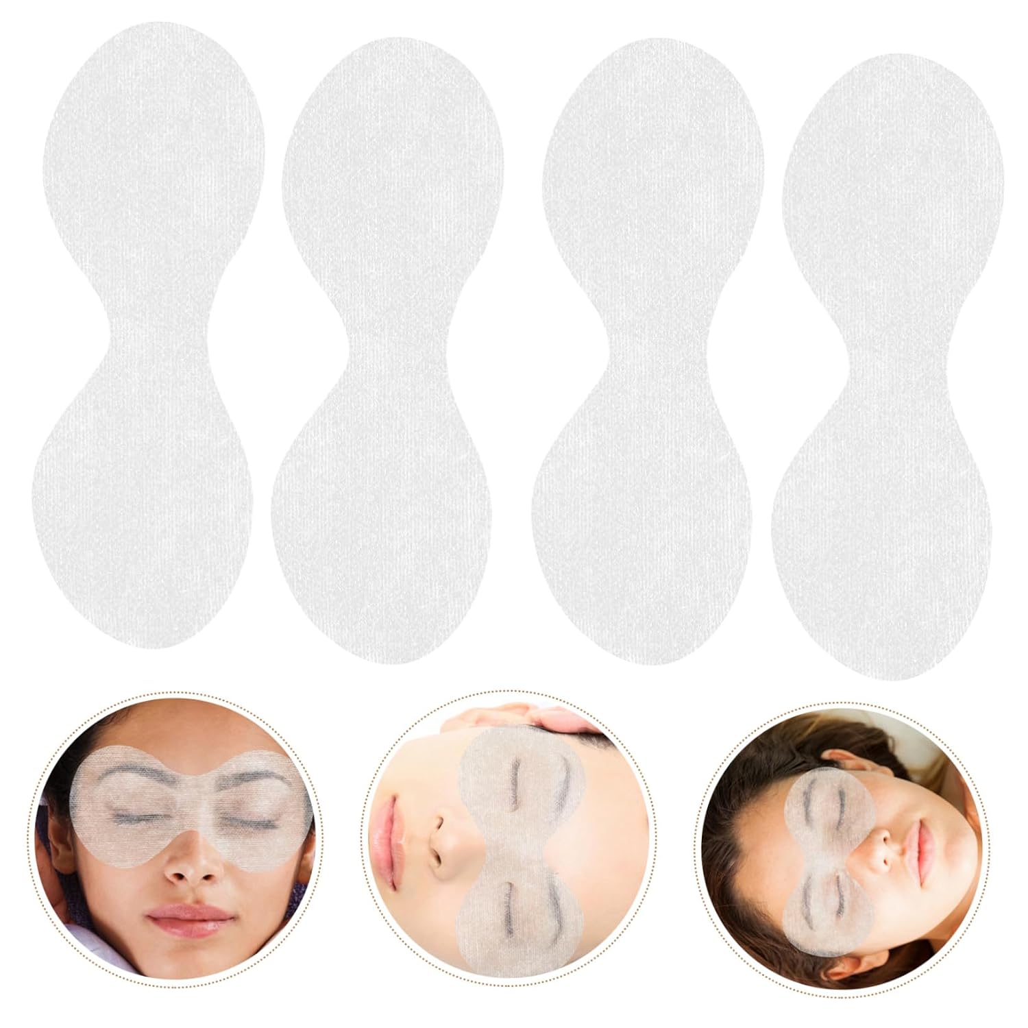 400 Sheets Disposable Eye Moisture Patch for Use Ultrafine Dry Eye Mask Hydrating Brightening for Professional Beauty Treatments