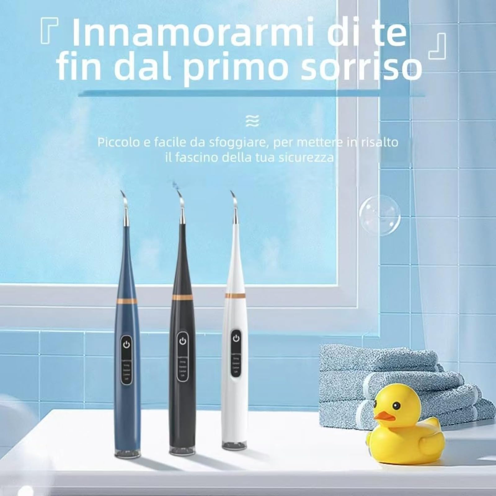 ZampaDent Dispositivo Professionale per la Pulizia Dentale del Cane-Kit Pulizia Denti per Cani e Gatti, 5 Modalità, per Tartaro Dentale, Alito Cattivo, Gengivite (Bianco)