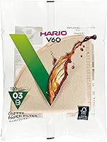 Vista 23 de Hario Filtro de café de papel V60, tamaño 02, natural, 200