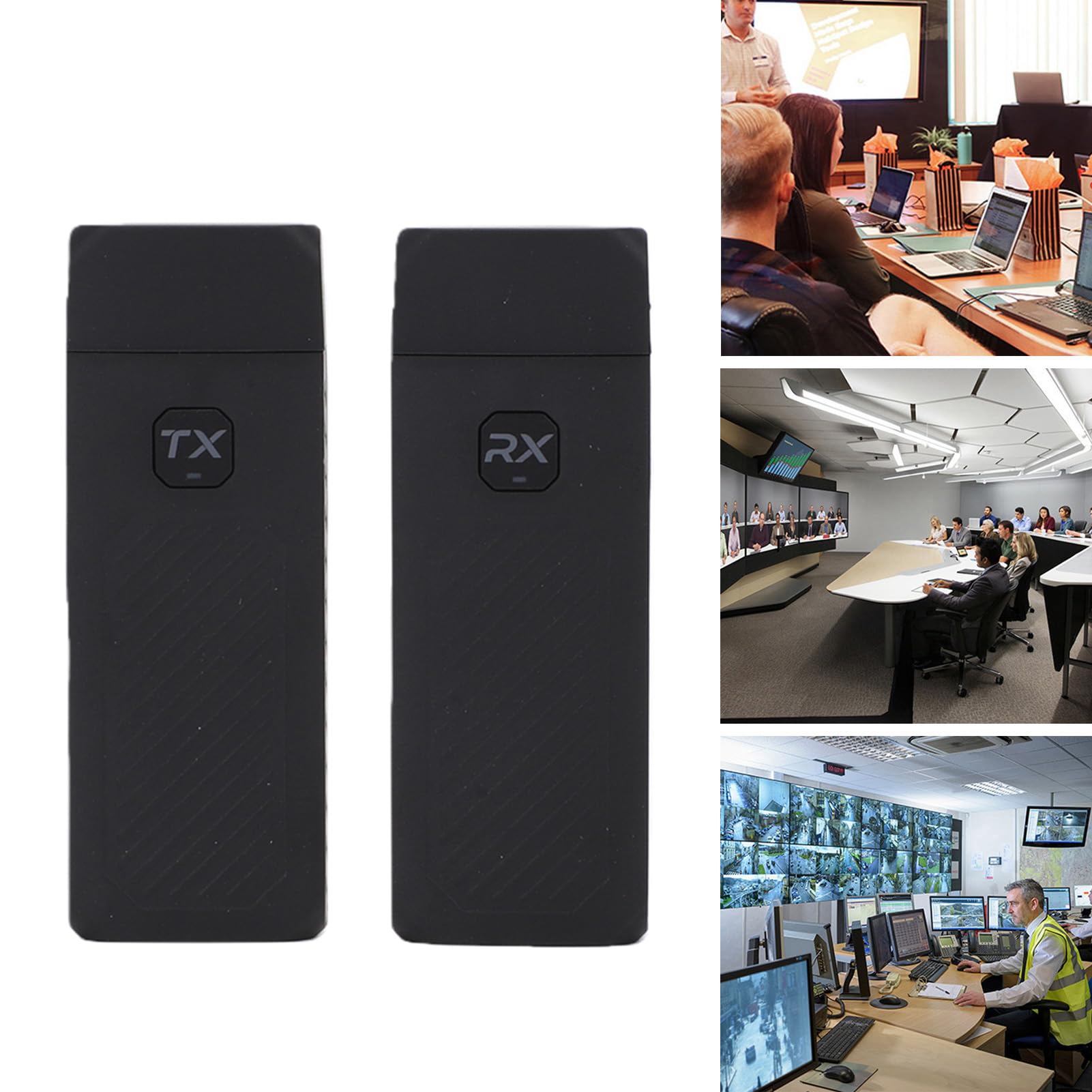Kit Dispositivo di Mirroring dello Schermo Wireless 1080P 50 M a Lungo | Custodia in ABS, Utilizzo Proiettore per Laptop, Ricevitore Trasmettitore , Supporto IOS , 60 Hz, Plug and Play