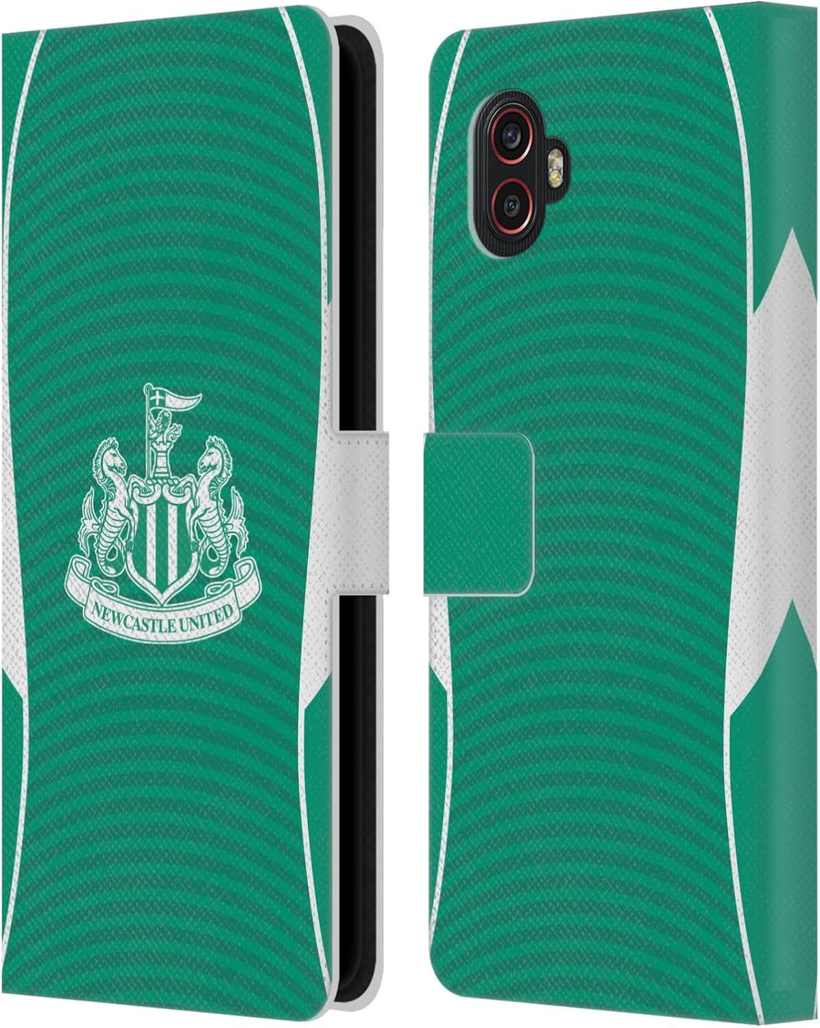 Head Case Designs Officially Licensed Newcastle United Football Club Away 2025/26 Crest Kit Leather Wallet Case Compatible with Samsung Galaxy Xcover6 Pro/Pro2