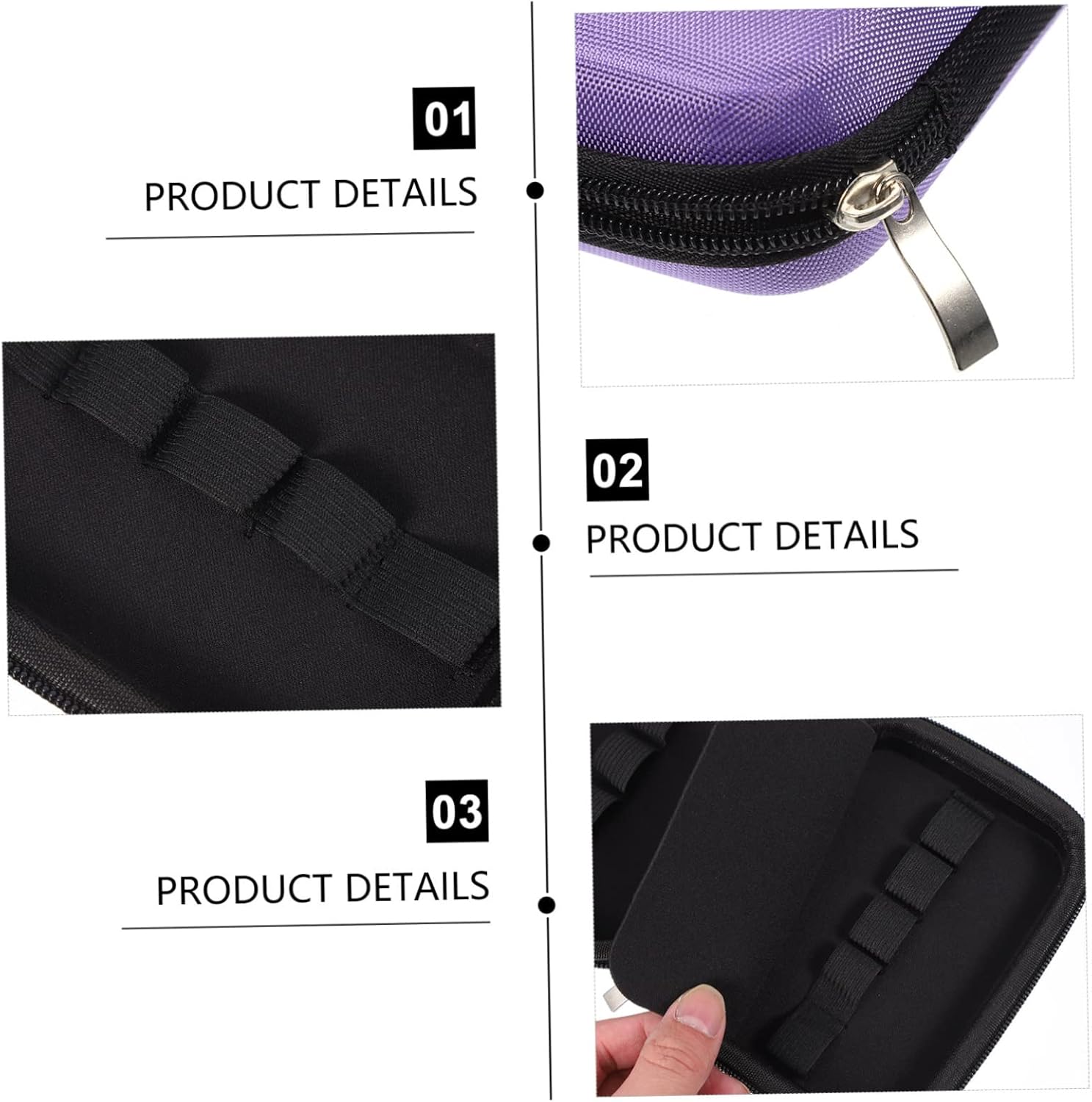 3pcs Storage Case Holder for Bottles Lightweight and Compact Design for Travel Protects from Abrasion and Sunlight