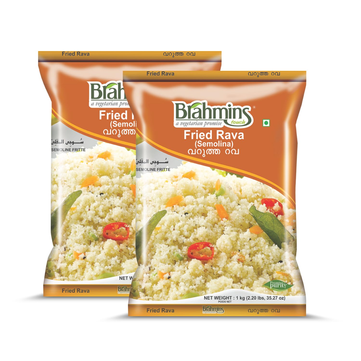See full amazon price history chart for Brahmins Fried Rava – A Vegetarian Promise| Semolina| Ideal for Rava Upma| Ready to Cook| 100% Vegetarian| 1Kg x 2| 2Kg Brahmins Fried Rava – A Vegetarian Promise| Semolina| Ideal for Rava Upma| Ready to Cook| 100% Vegetarian| 1Kg x 2| 2Kg (B00VDQ8SD6) Amazon Price History, Amazon Price Tracker
