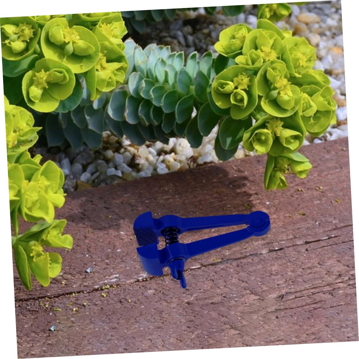 ORFOFE Hand Clamp 4.72In Portable Steel Hand Vice with Fastening Knob for Precision Woodworking and Metalworking Strong Fixed Pliers