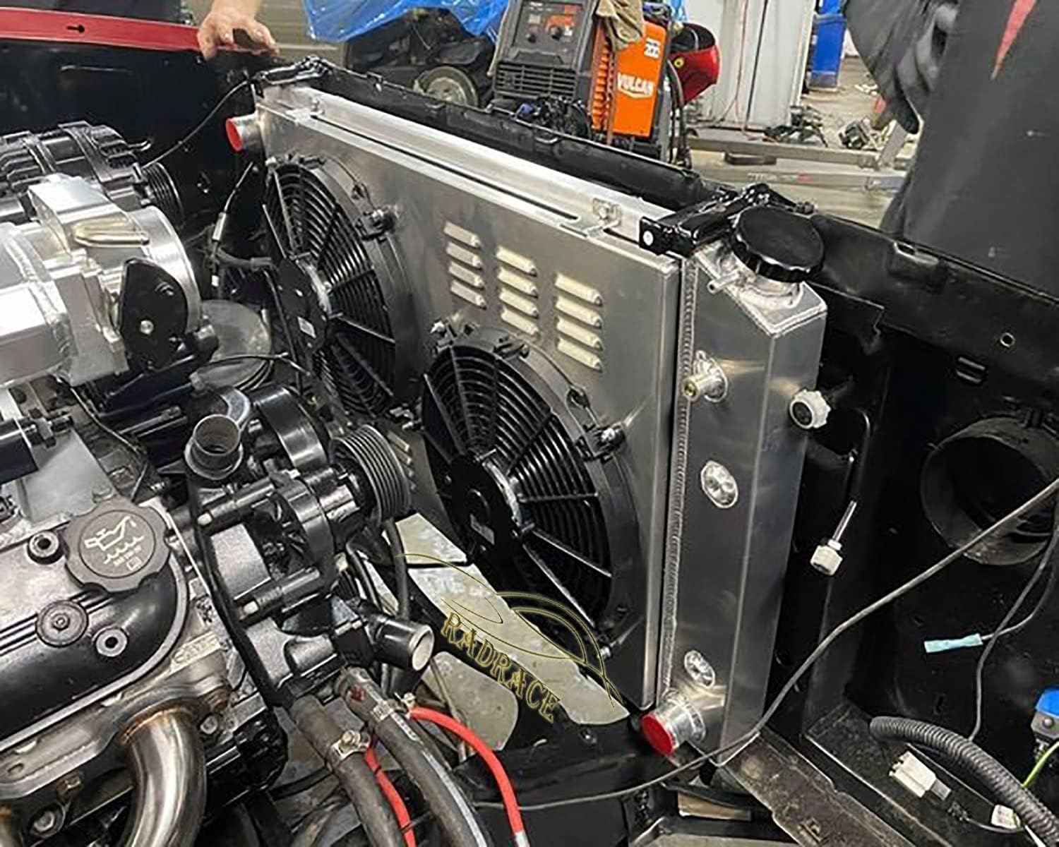 Aluminum Radiator For 1970-1981 Chevy Camaro 1978-1987 Monte Carlo 1973-1980 GMC C K G 15 25 35 1500 2500 3500 4 Row Aluminum Radiators Shroud Fan Relay