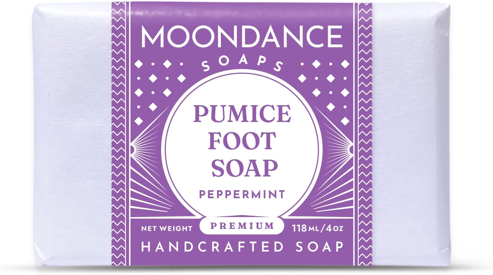 Foot Scrub Soap - Handmade Pumice Soap with Tea Tree and Peppermint Essential Oils