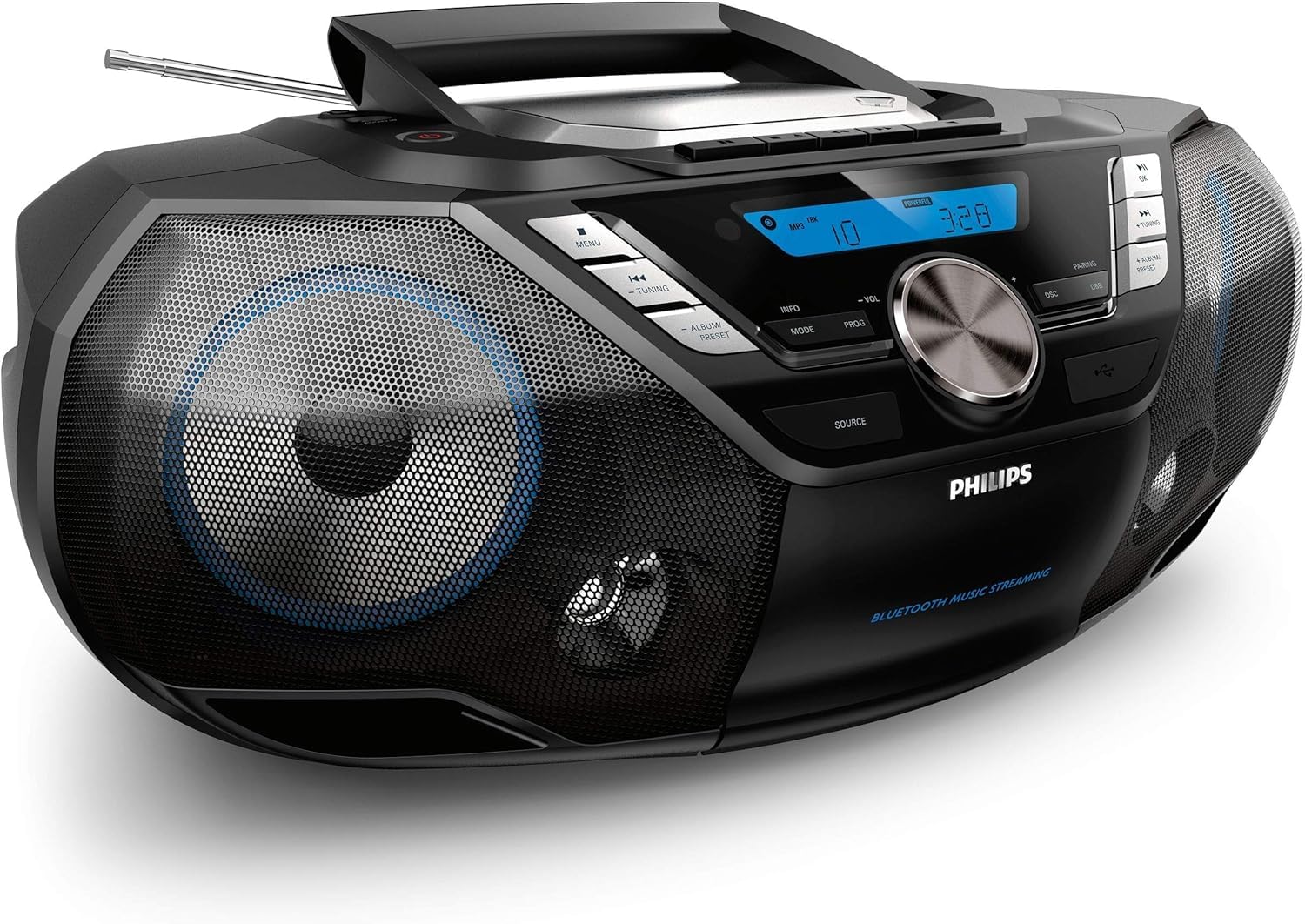 Philips AZB798T / 12 CD Sound Machine, Portable CD Player (DAB +/
