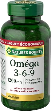 Nature's Bounty Omega-3-6-9 1200mg 200 count