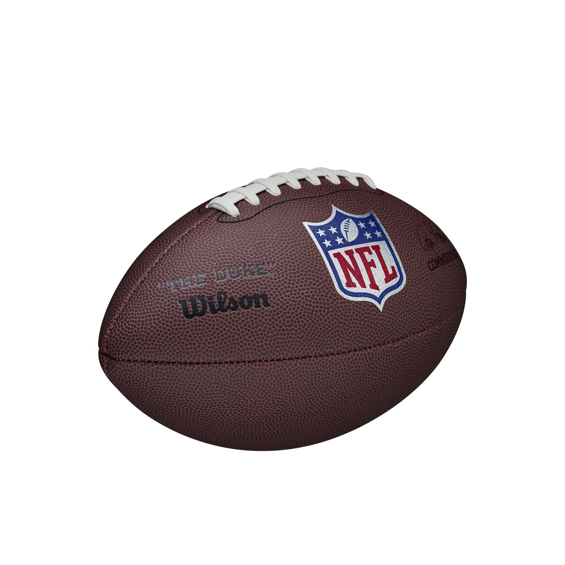 Wilson Ballon de football américain NFL Duke Réplique avec présentoir