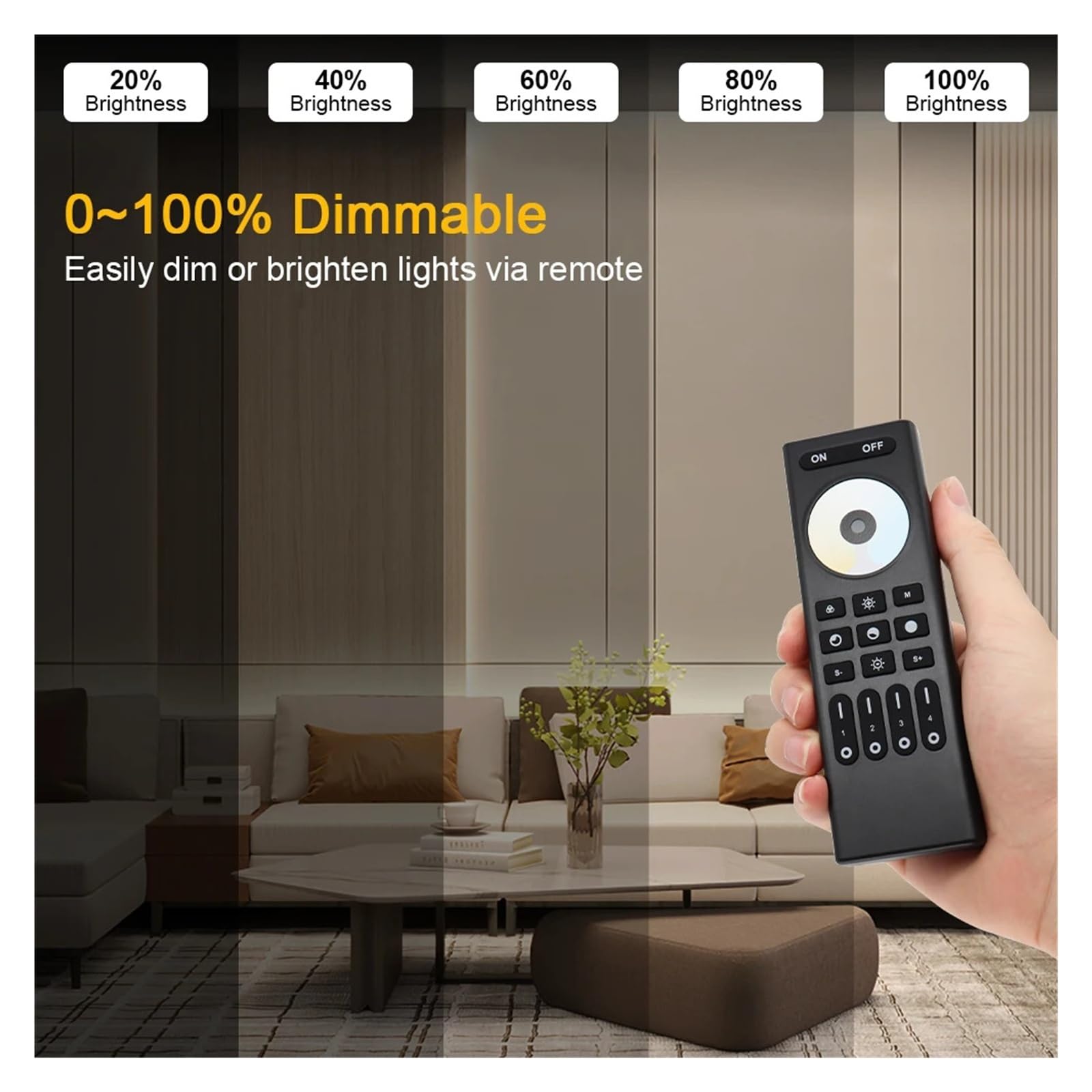 Tira de luz LED COB regulable CCT de 1-10M 5mm 10mm de ancho 2700K-6500K cinta lineal blanca sintonizable con controlador inteligente(24V,10MM WIFI KIT_2M)
