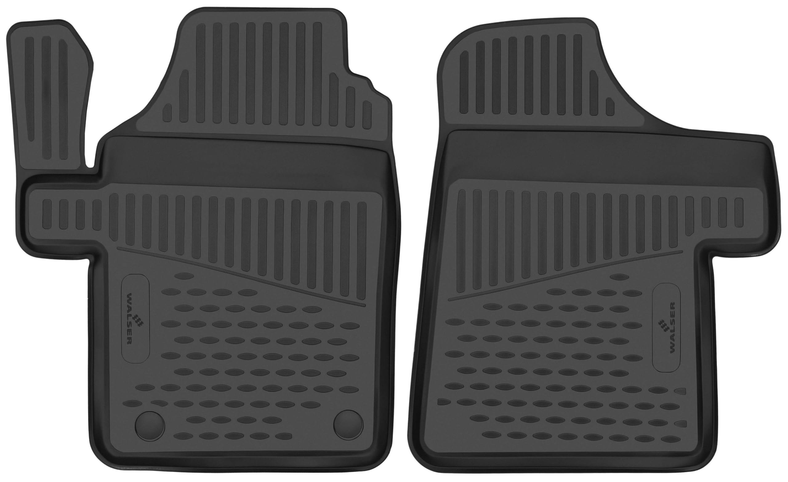 WALSER Tappetini in gomma per auto XTR su misura compatibile con Mercedes-Benz Viano (W639) 09/2003-2010