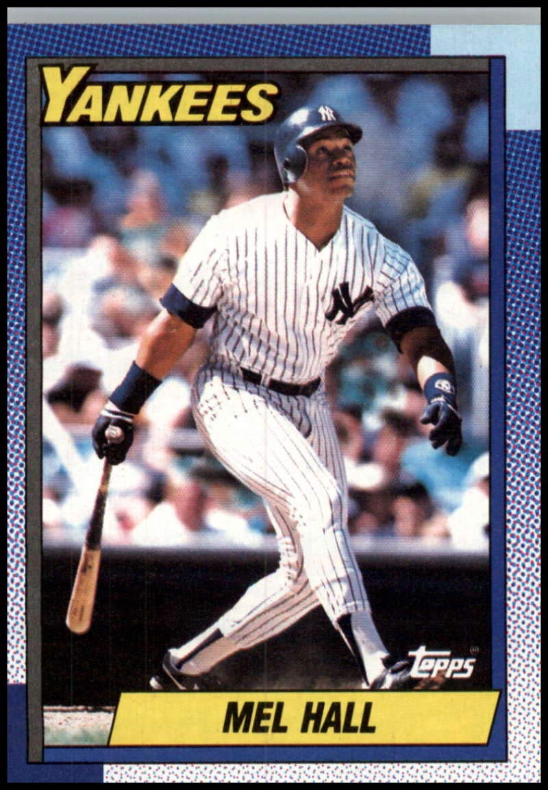 Amazon.com: 1990 Topps Baseball #436 Mel Hall New York Yankees