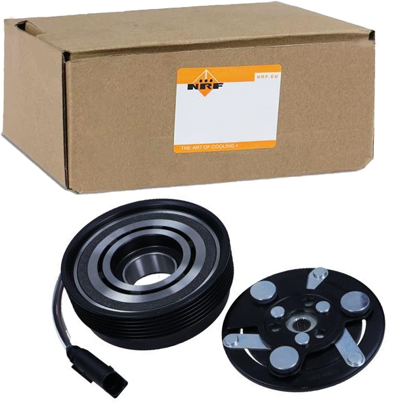 NRF Spule, Magnetkupplung-Kompressor 380014 | 380014 apto para Bora I Polo A3 Ibiza II