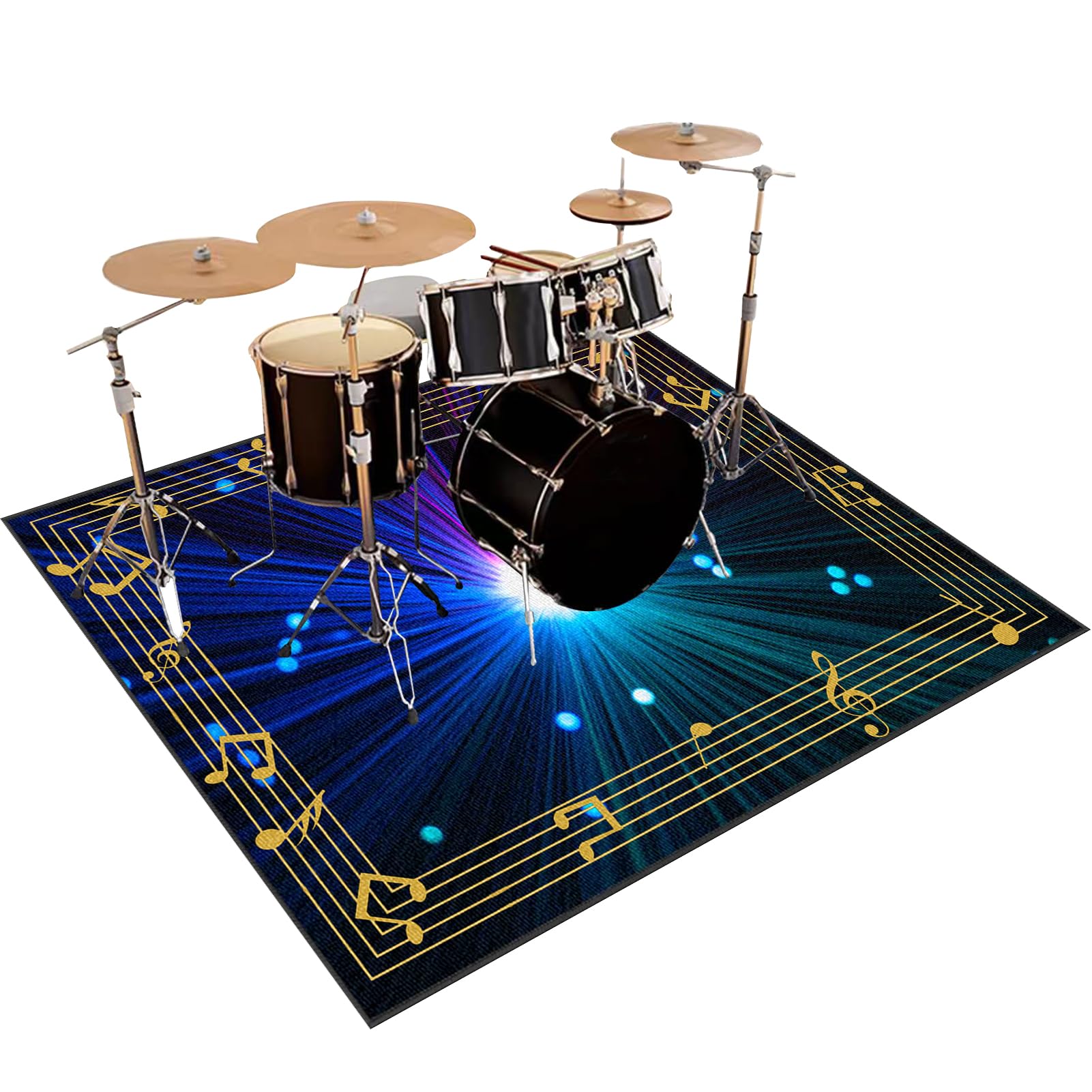 Bęben Dywan Dźwiękoszczelna Mata do baterii Elektroniczna Bateria Bateria Dywaniki Dywaniki Pump Box Antypoślizgowe Maty Bębnowe Maty Wodne 120 x 100 cm