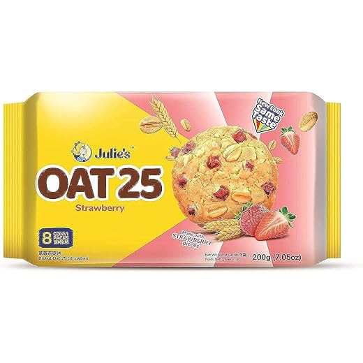 Julies Strawberry Oats 200g