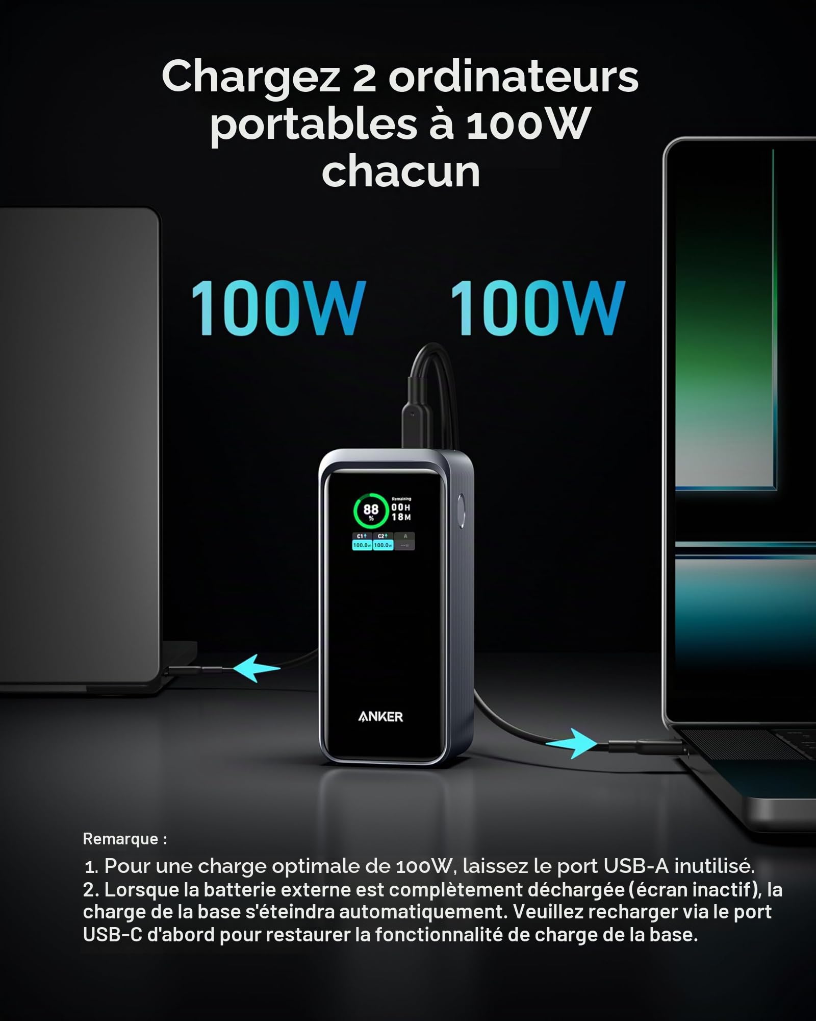 Anker Prime Batterie Externe 72 Wh, 200W