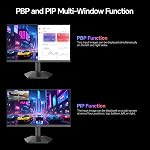 KOORUI 27 Moniteur de jeu de pouce - WQHD (2560x1440) Moniteurs d'ordinateur, 320Hz, 1ms avec Sync adaptatif, Flou à faible mouvement extrême, HDR400, HDMI DisplayPort, VESA Montable, noir G2721E
