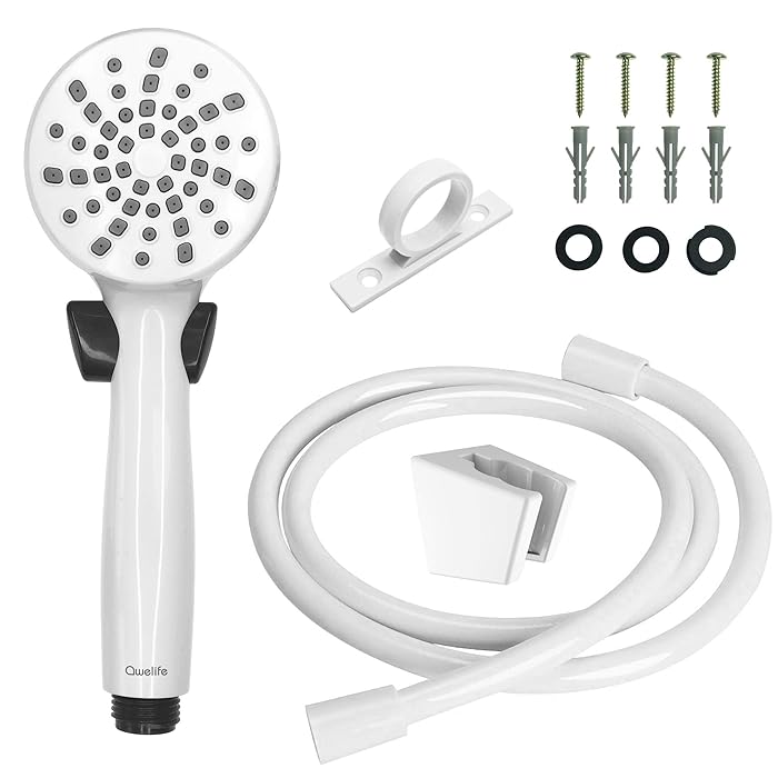 Buy RV Shower Head with Hose and On Off Switch (Trickle), Water Saving