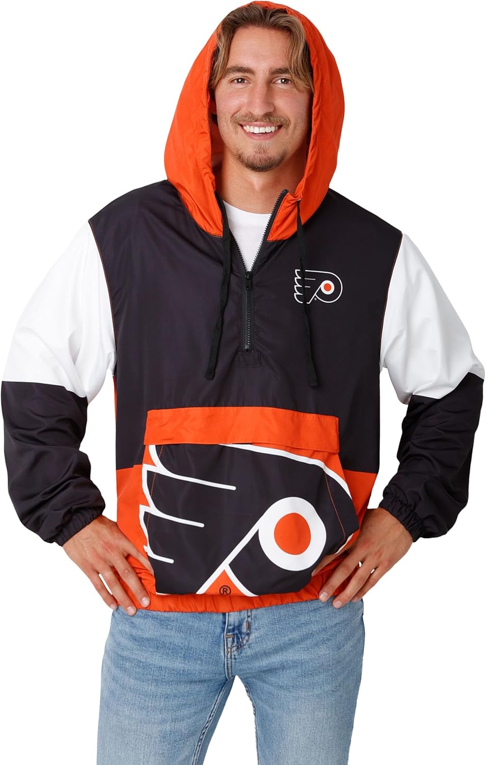 FOCO NHL mens Nhl Team Logo Warm-up Windbreaker Jacket
