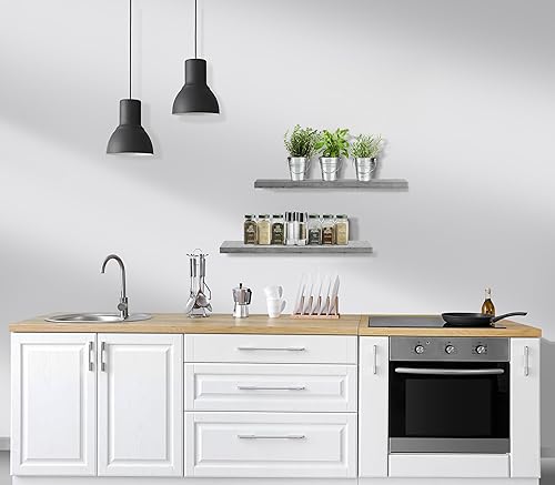 Miniatura 2 de Sorbus Estantes flotantes para pared, estantes de baño de 24 pulgadas, decoración de pared para dormitorio, cocina, sala de estar, decoración del