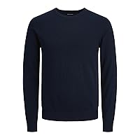JACK & JONES Jjeemil Knit Crew Neck Noos, Maglione Lavorato a Maglia Uomo