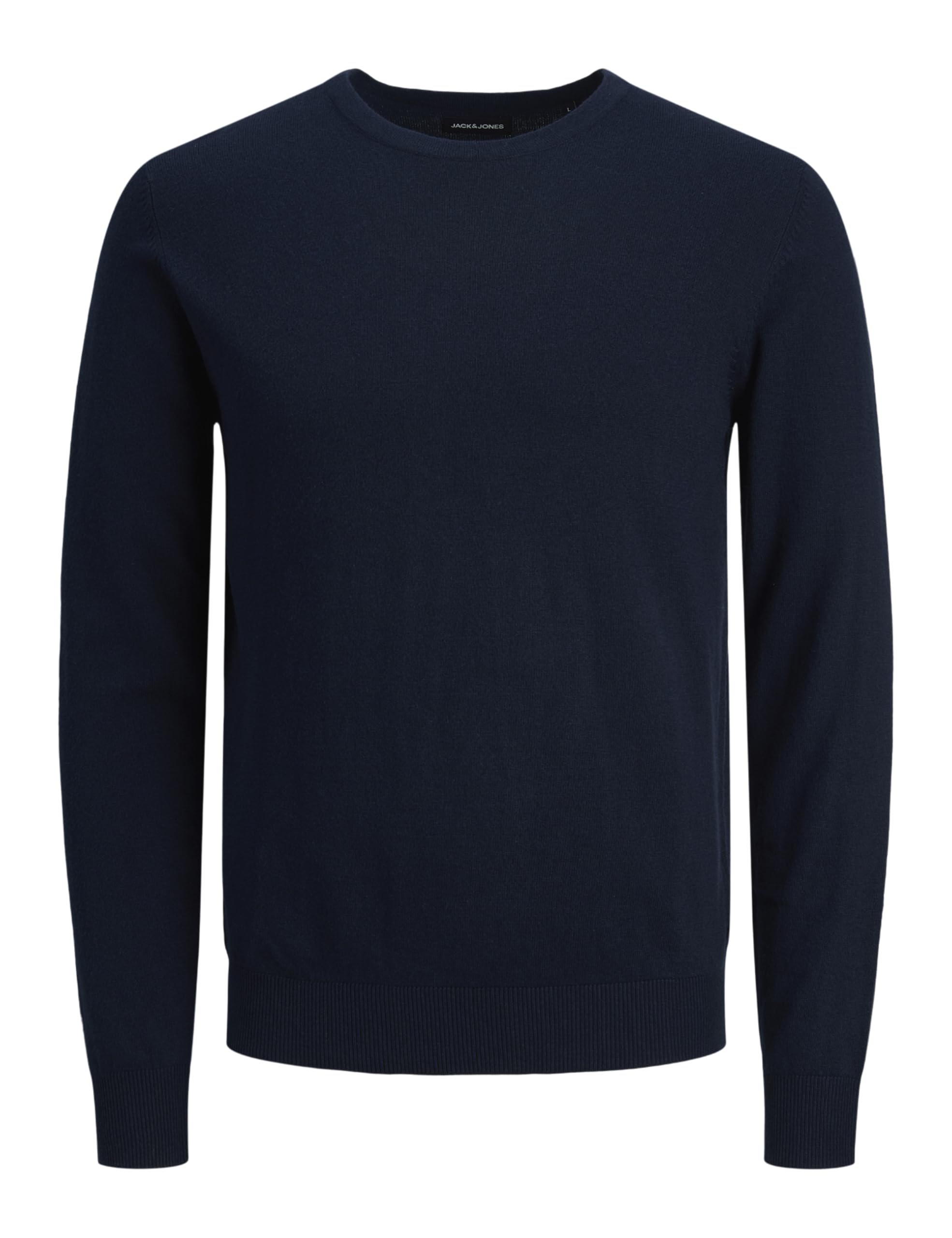JACK&JONES Men's JJEEMIL Knit Crew Neck NOOS, Navy Blazer, XL