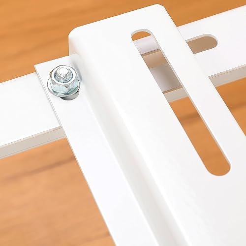 Miniatura 8 de HECASA Soporte de tierra compatible con la mayoría de mini aire acondicionado dividido, bomba de calor, acero recubierto de polvo, ajustable para