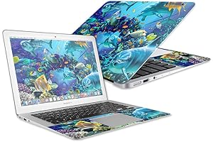 MightySkins Skin Compatible with Apple MacBook Air 13" (2017) - Ocean Friends