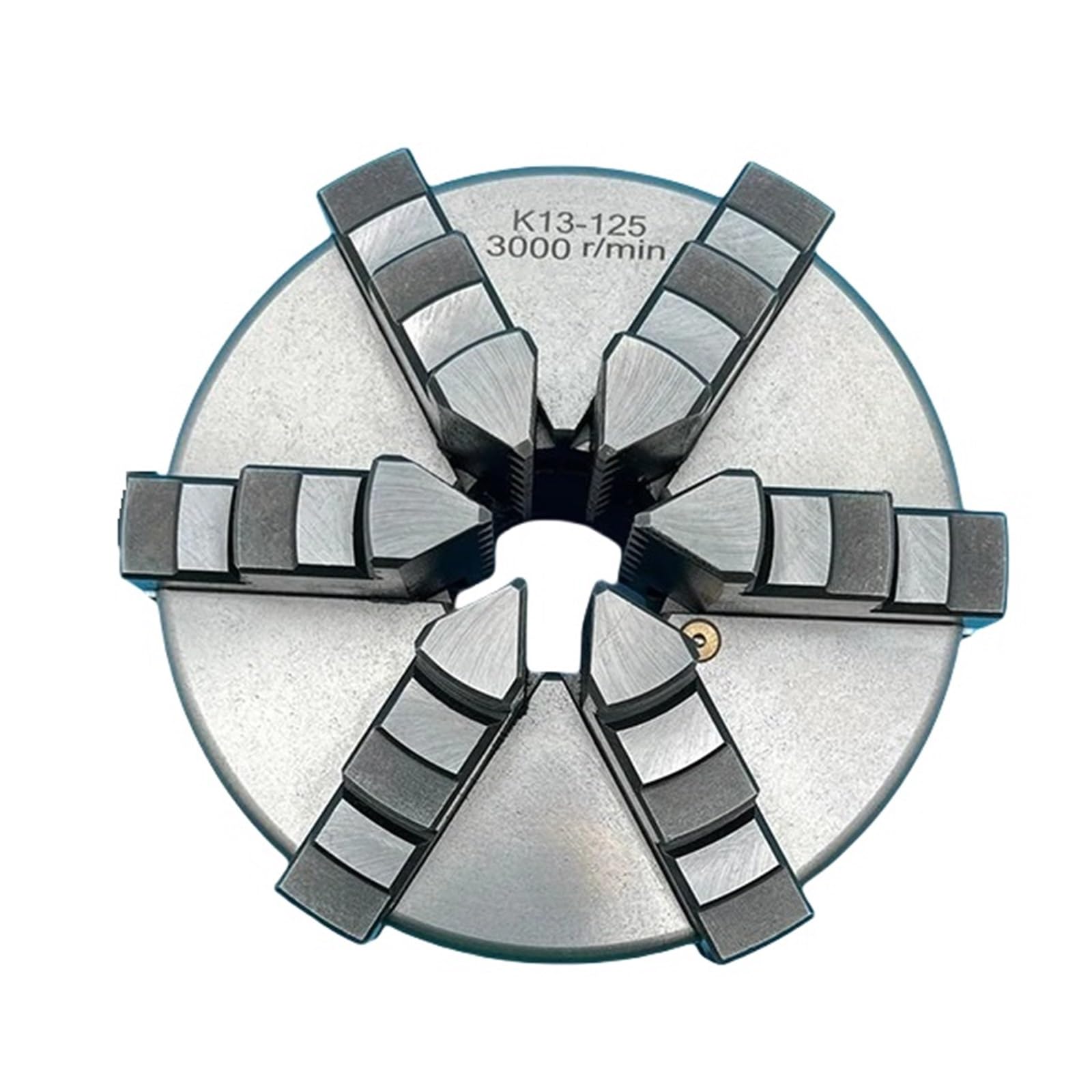 Mandrin de tour manuel K13-125, 125 mm, 6 mors, autocentrant, métal