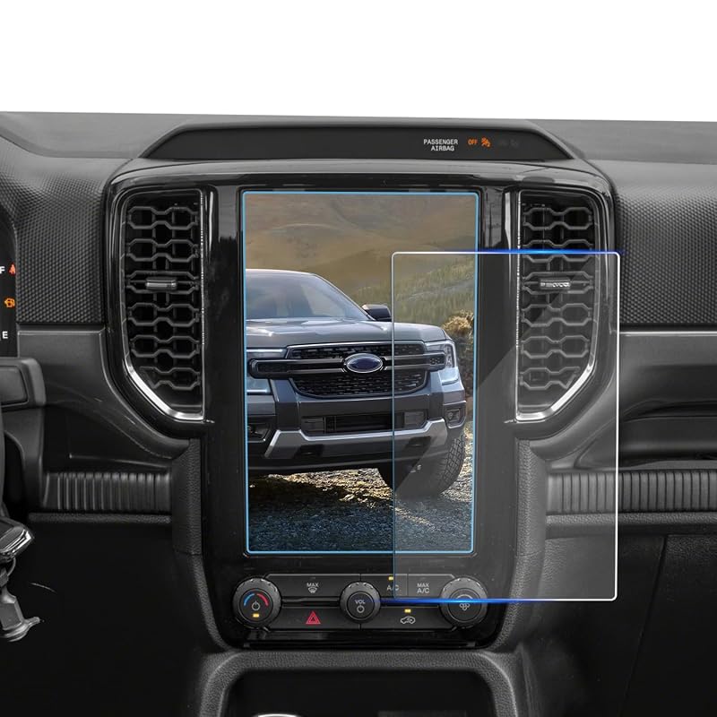 Película Protetora de Vidro Temperado para Tela Multimídia Ford Ranger XL/XLT 10,1 pol. 2024–2026 KOOGEN